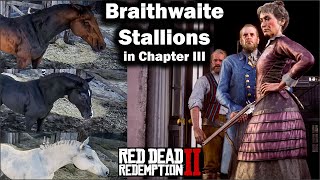 Get a Braithwaite Stallion in Chapter 3Turkoman Black or White Arabian  a 2021 Guide  Red Dead 2 [upl. by Philender]