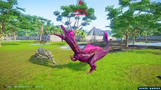 Battle T Rex Giant Dinosaur Monster in Jurassic World Dominion Velociraptor Spinosaurus Evolution [upl. by Rauscher243]