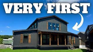 FIRST EVER barndominiummobile home This will CHANGE the GAME Prefab House Tour [upl. by Soane]