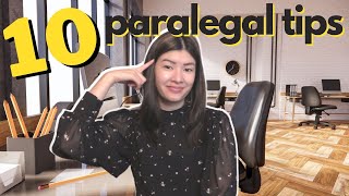 10 PARALEGAL TIPS to do a GOOD JOB as a NEW PARALEGAL from an Intellectual Property Perspective [upl. by Spada]