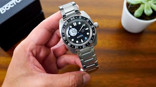 Vostok Amphibian Classic 17036B GMT Unboxing [upl. by Ettigirb]