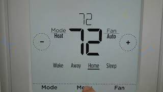 Factory Reset Honeywell T6 Thermostat [upl. by Sullivan]