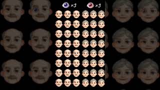 Find Odd Emoji out emojichallenge youtubeshorts findthedifference games viralshorts [upl. by Vachel]