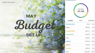 May Budget Set Up  Budget With Me  Last Month Before Baby  2024 [upl. by Prentiss]