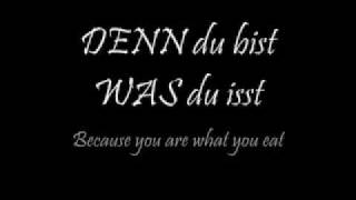 RammsteinMein Teil lyrics w english trans [upl. by Orva]