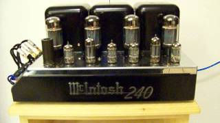 McIntosh MC240 Tube Amp circa 196069 abc [upl. by Notserk681]