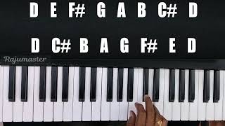 Dmajor  D Major scale  Keys  Chords  Chord progression [upl. by Camm433]