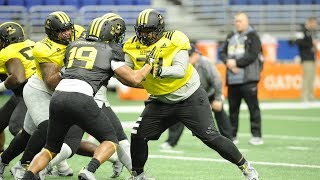 ArmyBowl East OL vs DL Day 2 [upl. by Ainedrag211]