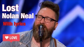 Lost with lyrics 英語字幕 Nolan Neal America’s Got Talent [upl. by Enel998]