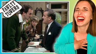 REACTING TO FAWLTY TOWERS  Series 1 Ep 4  The Hotel Inspectors [upl. by Gamal]