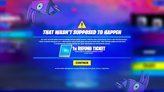 Fortnite is REFUNDING Players [upl. by Uohk]