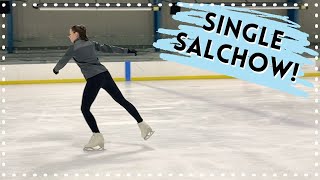 How To Do A Single Salchow  Tips For Beginners  Figure Skating Tutorial [upl. by Lay]