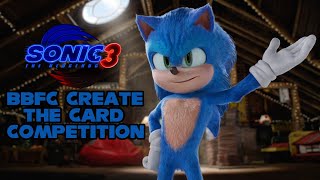 Sonic The Hedgehog 3  BBFC Create The Card Competition [upl. by Nodaj]