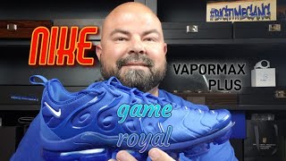 Game Royal Nike Air Vapormax Plus  on feet Mens Sneakers [upl. by Estelle]