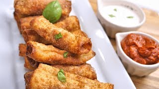 Homemade Wonton Pizza Rolls  Episode 143 [upl. by Jeunesse102]