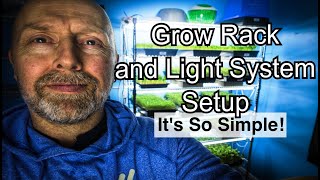 How to Set Up A Rack and Light System for Growing Microgreens [upl. by Del608]