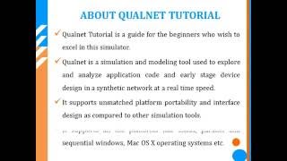 QUALNET TUTORIAL [upl. by Nikos]