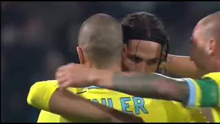 Edinson Cavani Napoli  08012012  Palermo 1x3 Napoli  1 gol [upl. by Annohsat564]