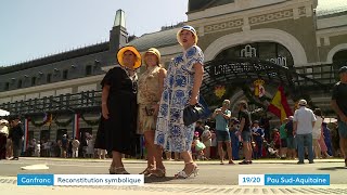 Gare de Canfranc  reconstitution historique [upl. by Marozik]