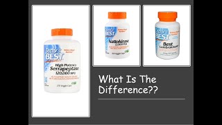 What Is The Difference Between Serrapeptase Nattokinase and Lumbrokinase [upl. by Kama]