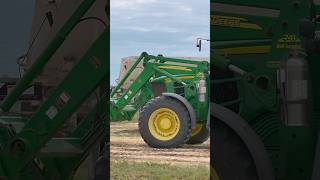 It’s Lime Time John Deere 7230 loading lime into international spreader truck lime johndeere [upl. by Anairo]