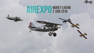 Meeting aérien MuretLherm Airshow Airexpo 2018 [upl. by Berkie954]