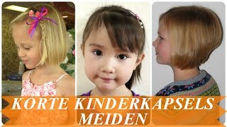 Korte kinderkapsels meiden 2018 [upl. by Anahsak]