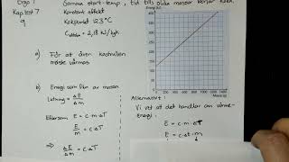 Uppgift 9 Värme som fkn av vätskans massan Svårare labbövning Kapiteltest 7 Termofysik Ergo fy2 [upl. by Spearman928]