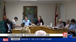 Commission approves leash law in Lawrence County [upl. by Borchert]