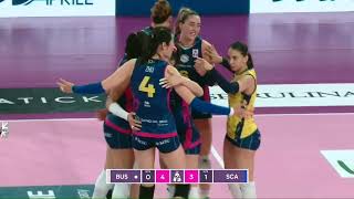 Savino del Bene Scandicci  UYBA Volley Busto Arsizio Highlights 060124 [upl. by Ocicnarf316]