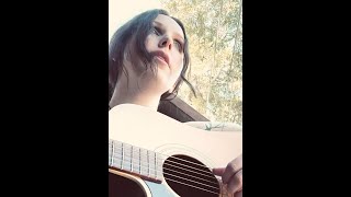 Chelsea Wolfe  When Anger Turns to Honey  backyard acoustic version [upl. by Delfeena]