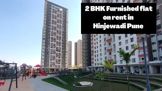 2 BHK furnished flat on rent in Hinjewadi Pune [upl. by Rimas337]