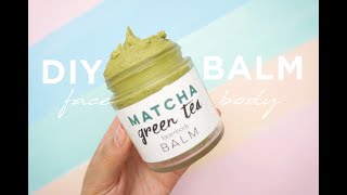 DIY Matcha Green Tea FaceBody Balm [upl. by Elly891]