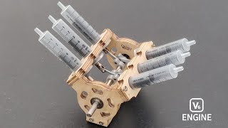 Making V6 Engine Using Magnets [upl. by Woothen]