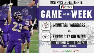 Kerle Tire Game of the Week Moniteau  Karns City [upl. by Houser]