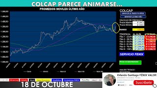 COLCAP PARECE ANIMARSE Cierre Colombia 18 de Octubre [upl. by Nirro879]