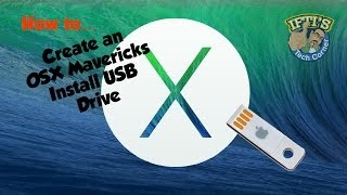 OSX 109 Mavericks  How to Create a Bootable USB Flash Drive [upl. by Nednal]