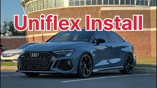 Uniflex ethanol sensor install 8y Audi RS3 [upl. by Akenot]