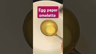 Egg Paper Omelette🥟🥚No oil No Butter Healthy💪💪 Rich Protein Omelettehealthytrendingproteinrecipe [upl. by Tierney906]