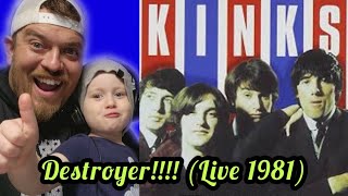 THE KINKS  Destroyer LIVE 1981  REACTION [upl. by Frankie199]