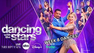 DWTS Season 33 Dances  Week 8 The Semifinals [upl. by Noit]