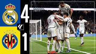 Real Madrid 41 Villarreal  HIGHLIGHTS  LaLiga 202324 [upl. by Petronia905]