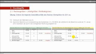 Teil 4 Übung 14 ► VorausAnzahlung ► Rechengrößen ► Auszahlung Ausgabe Aufwand Kosten [upl. by Ecniv]