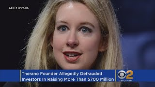 Elizabeth Holmes Founder Of Theranos Charged With “Massive” Fraud [upl. by Mathre]