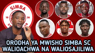 Rasmi Simba Leo Imetangaza Orodha Ya Mwisho Waliosajiliwa Na Walioachwa Usajili Simba Dirisha Dogo [upl. by Adalbert]