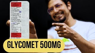 Glycomet 500 mg tablet uses in Hindi  glycomet side effects  Metformin side effects [upl. by Gilliette]