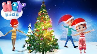 O Christmas Tree song for kids 🎄 Christmas Carols for children  HeyKids [upl. by Annodas]