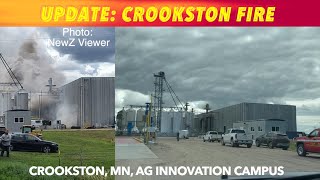 UPDATE Fire At Ag Innovation Campus In Crookston Minnesota [upl. by Deckert]