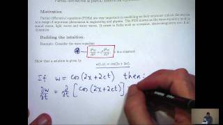 Partial derivatives and PDEs tutorial [upl. by Anehc726]