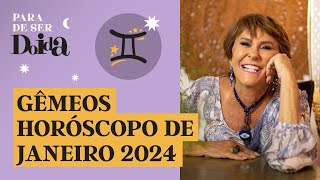 GÊMEOS  JANEIRO de 2024 MÁRCIA FERNANDES faz PREVISÕES para o SIGNO [upl. by Yadrahs]